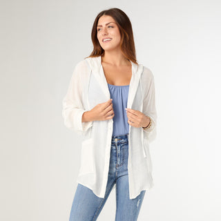 Shari Lightweight Hooded Top