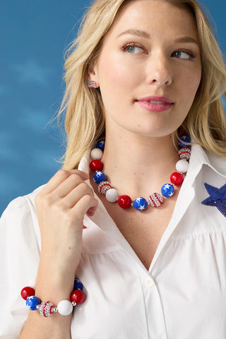 Patriotic Glee Necklace