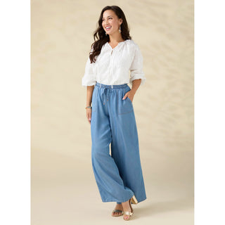 Khloe Chambray Pant with Pockets
