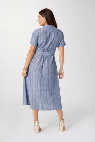 Miriam Short Sleeve Shirtdress with Belt