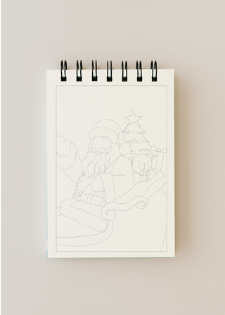 A little bit of christmas - mini watercoloring book