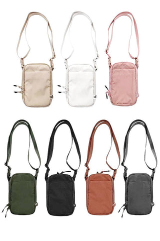 Small Solid Cross Body Sling Bag