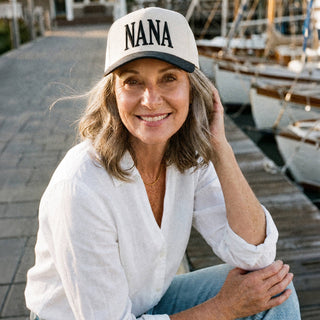 NANA Letter on Two Tone Trucker Hat
