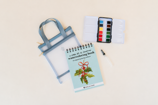 A little bit of christmas - mini watercoloring book