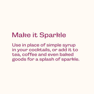 Glitter Simple Syrup, 16 fl oz with Edible Glitter