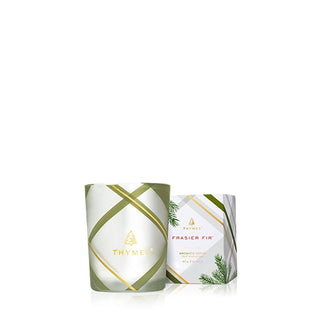 Frasier Fir Frosted Plaid Votive