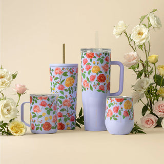 Mug- 16 oz Rifle Paper Roses Purple