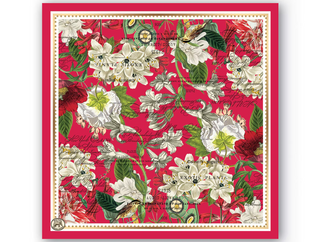 White Christmas Cocktail Napkin