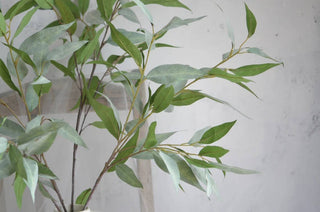 41"Quality Artificial Frosty Grey Green Eucalyptus Branch