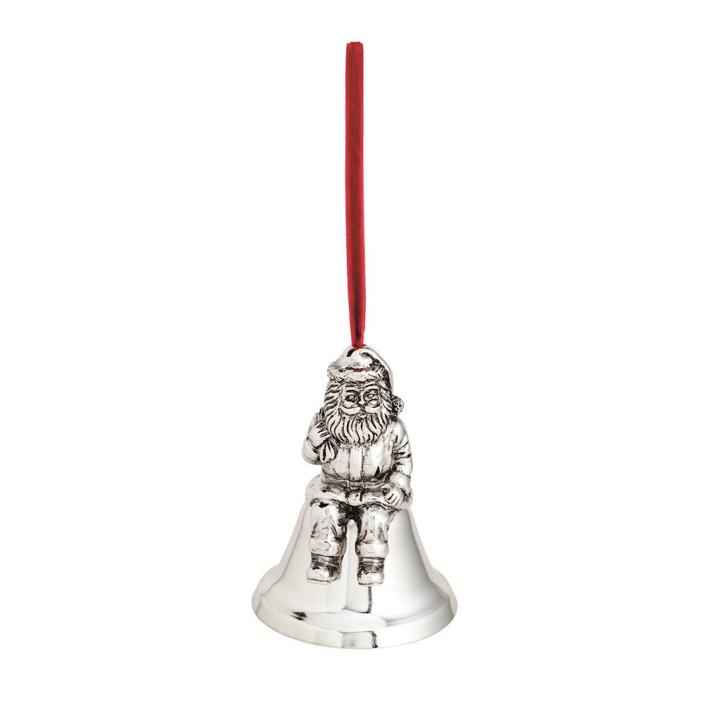 Metal Santa Bell – The View Cafe & Gifts