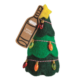 Christmas Wine Topper