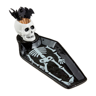 Skeleton Halloween Tray With Toothpicks