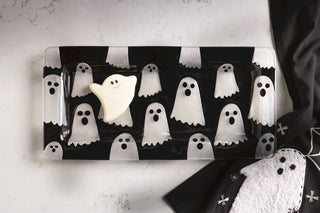 Ghost Slump Glass Tray
