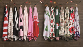 Chenille Christmas Tree Blanket