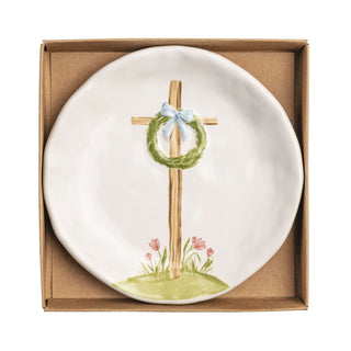 Single Cross Trinket Dish