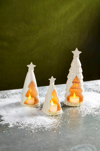 Ceramic Tree Votive Holders