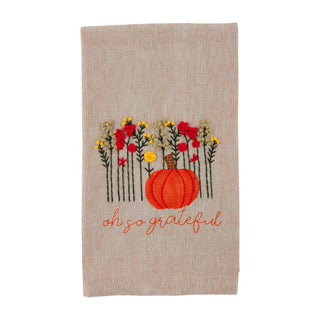 Grateful French Knot Towel