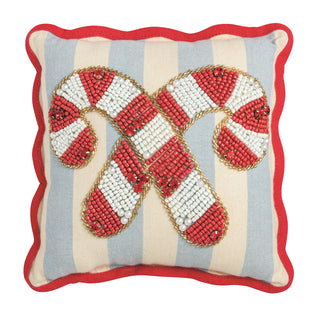 Christmas Beaded Pillow