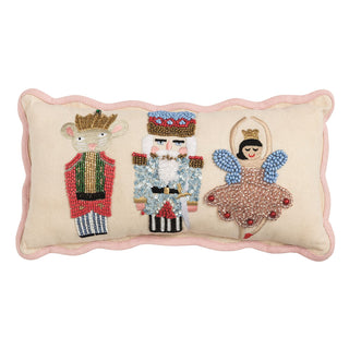 Christmas Beaded Pillow