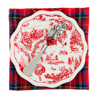Toile Appetizer Plate