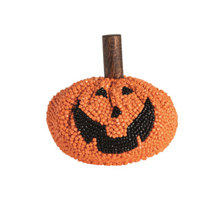 Halloween Beaded Pumpkin