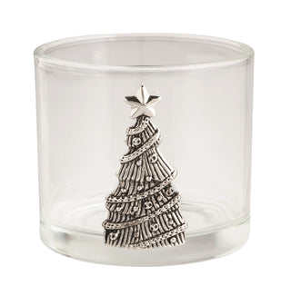 Christmas Glass Icon Tidbit Bowl