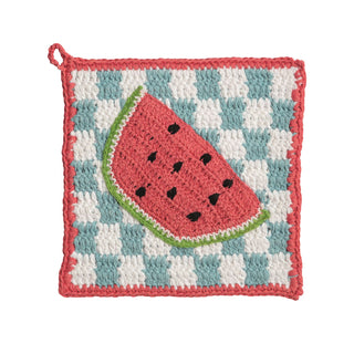 Strawberry Crochet Trivet