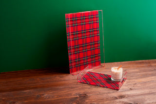 Acrylic Tartan Trays