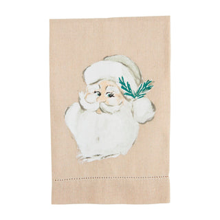 White Christmas Painted Towel