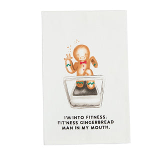 Christmas Gingerbread Man Towel