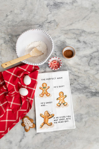 Christmas Gingerbread Man Towel