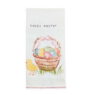 Happy Easter Basket Tea Towel