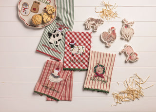 Farm Christmas Towel
