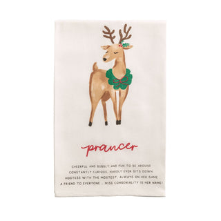Reindeer Poem Towel