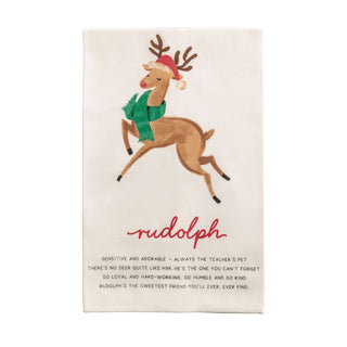Reindeer Poem Towel
