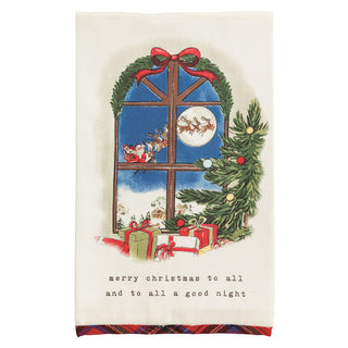 Christmas Scene Printed Towel