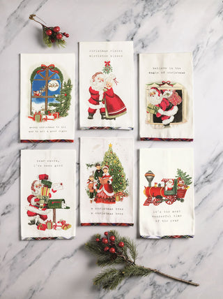 Christmas Scene Printed Towel
