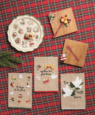 Christmas Embroidery Towel