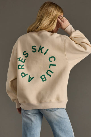 Tan Apres Ski Club Sweatshirt