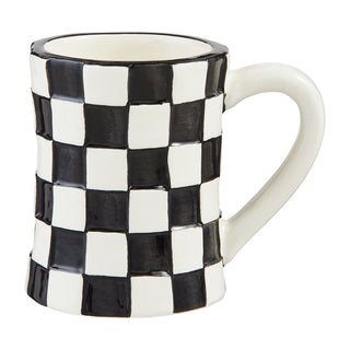 Checkered Bistro Mug