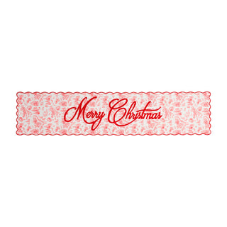 Toile Christmas Table Runner