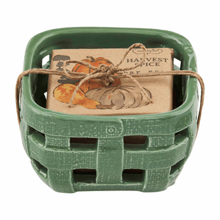 Ceramic Woven Basket- Textured