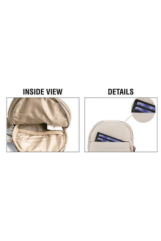Double Pocket Sling Bag