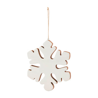 Enamel Snowflake Ornament