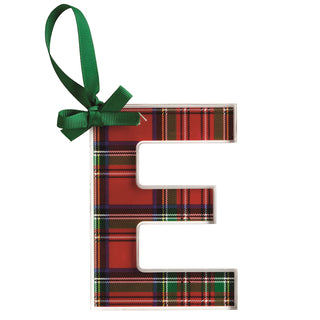 Initial Tartan Ornament