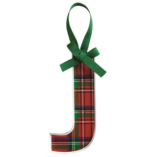 Initial Tartan Ornament