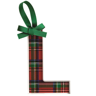 Initial Tartan Ornament