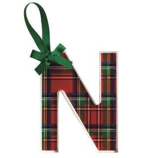Initial Tartan Ornament