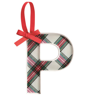 Initial Tartan Ornament