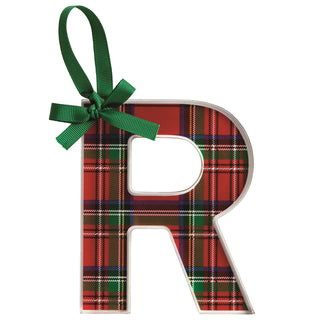 Initial Tartan Ornament